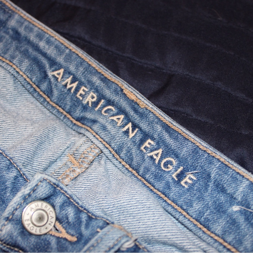 American Eagle Ripped Patchwork Jeans - image 3